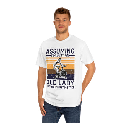 Old lady gym attitude Unisex Classic Tee