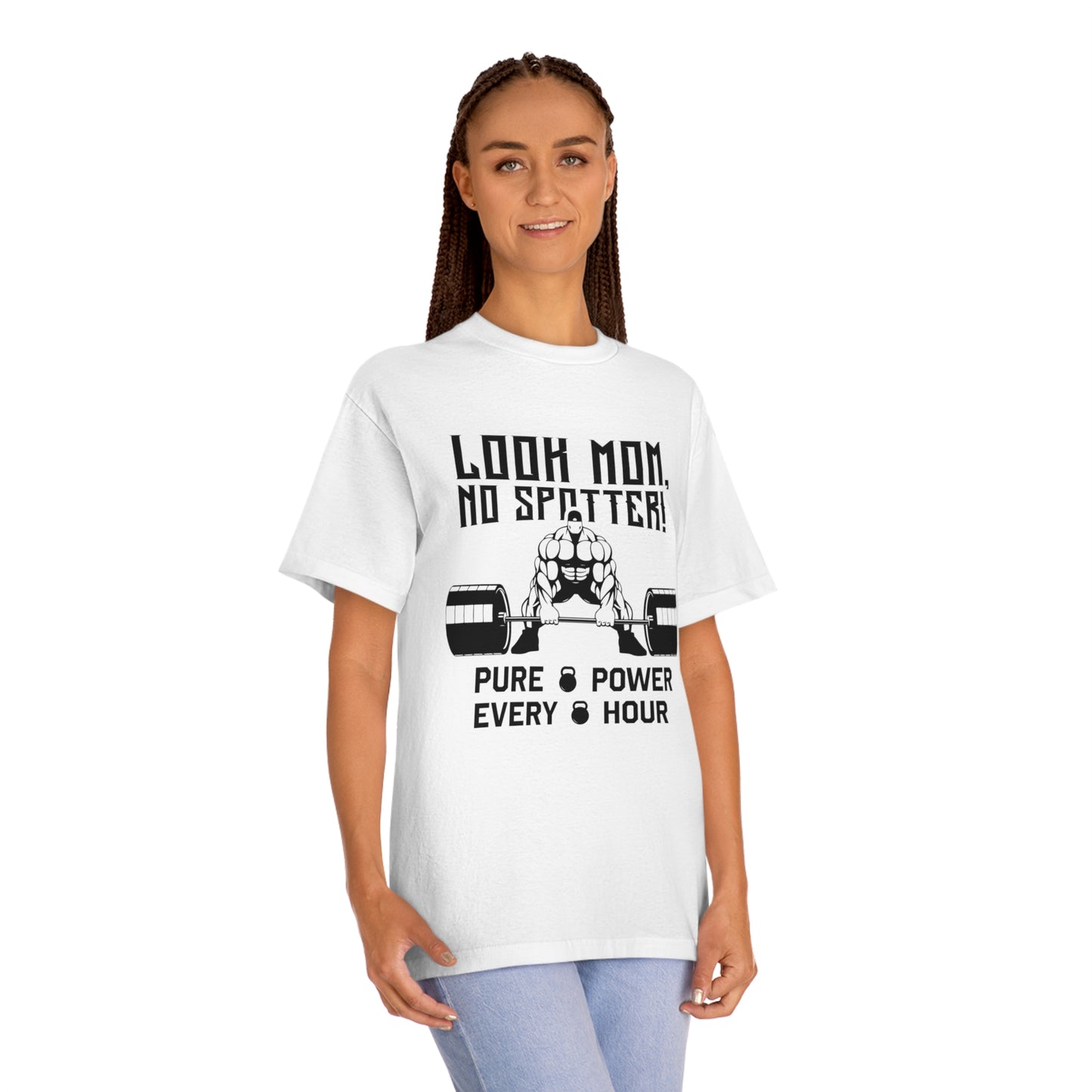 Look mom no spotter Unisex Classic Tee