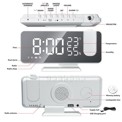 LED Digital Projection Clock - Shop 4 Me