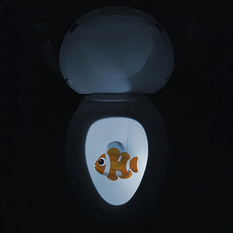 Motion Sensor Toilet Seat Lighting