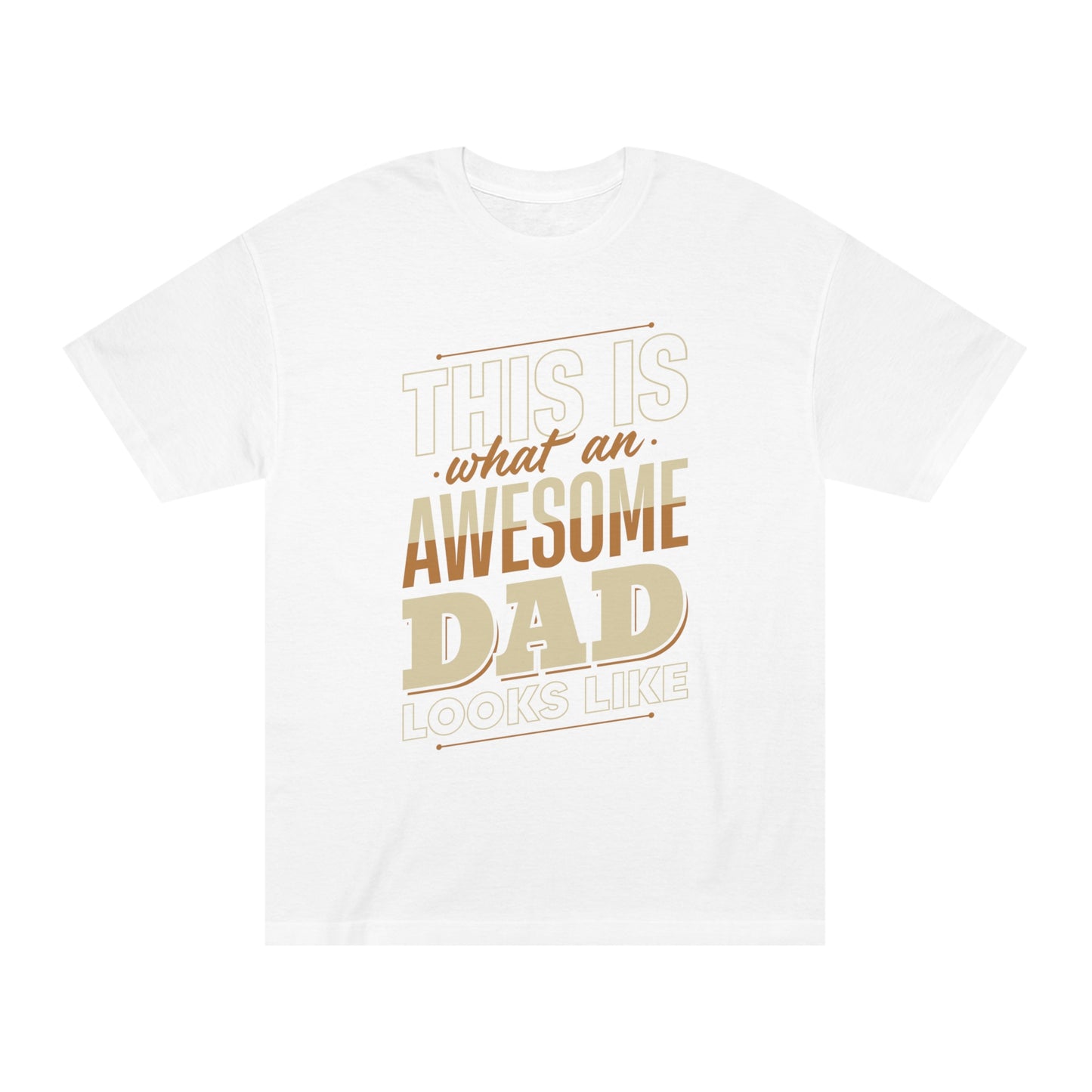Awesome dad Unisex Classic Tee