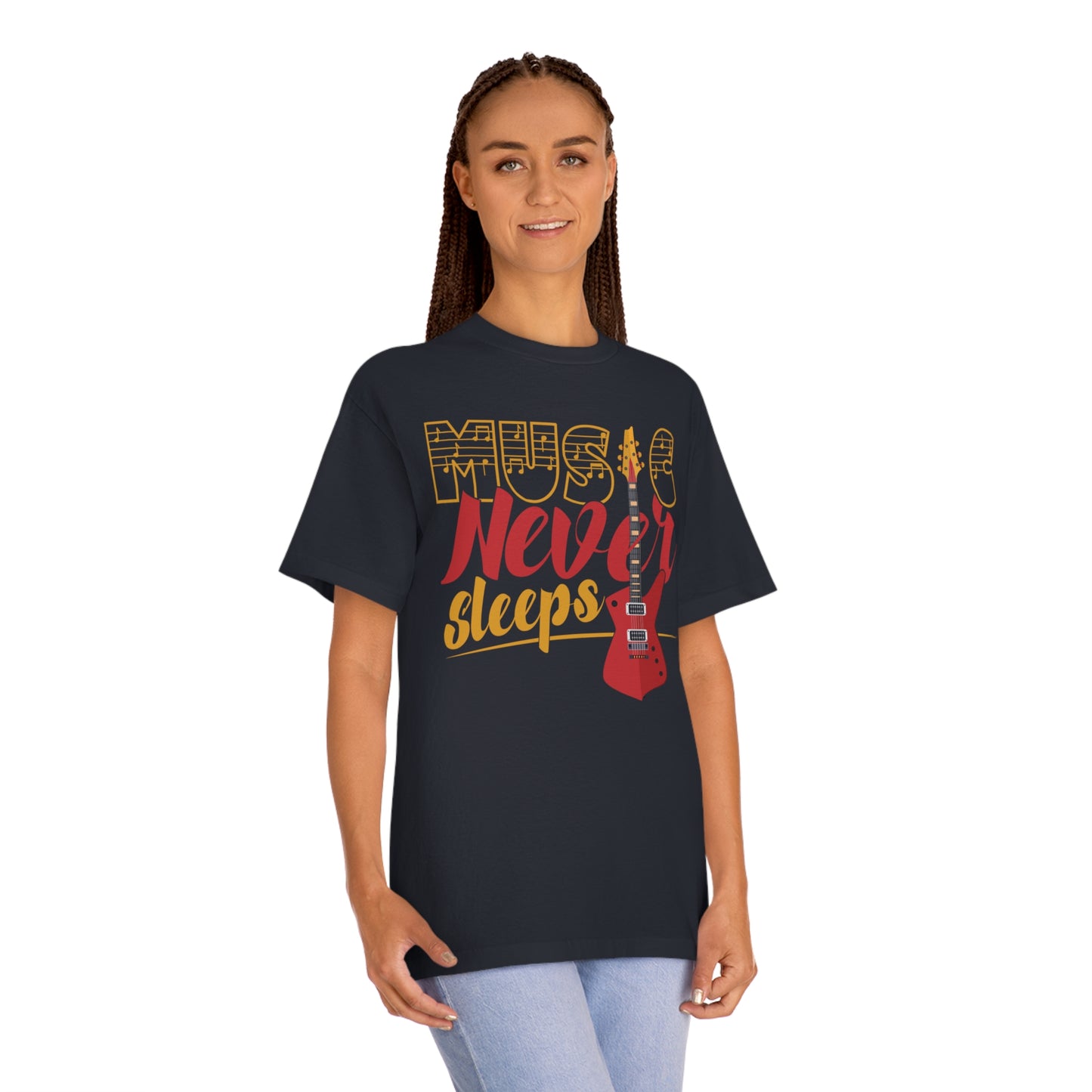 Music never sleeps Unisex Classic Tee