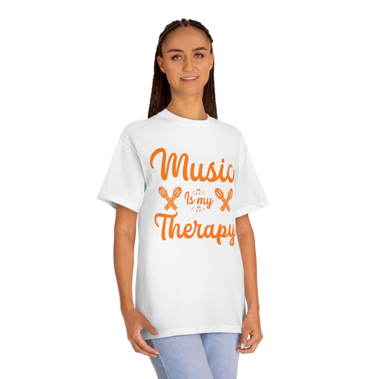 Music is my therapy Unisex Classic Tee