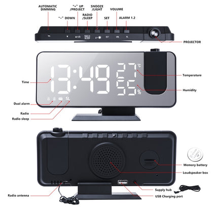 LED Digital Projection Clock - Shop 4 Me