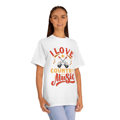 I love country music Unisex Classic Tee - Shop 4 Me