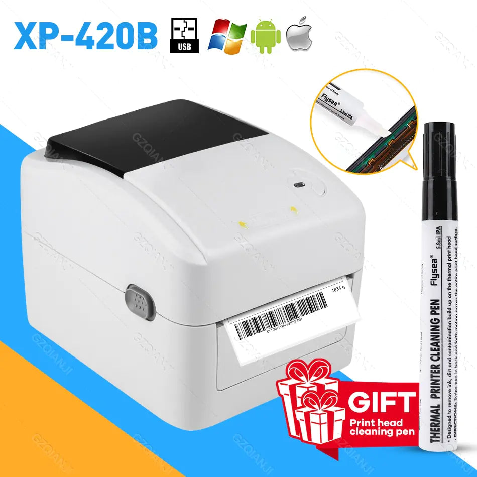 Bluetooth Shipping Label Printer