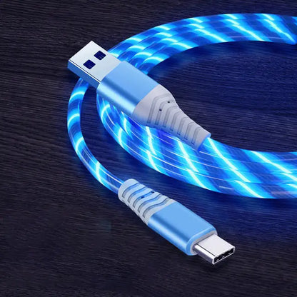 3A Glowing Cable Micro USB Type C Cable