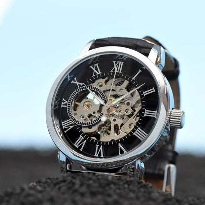 Automatic Skeleton Watch - Where Luxury Meets Innovation!