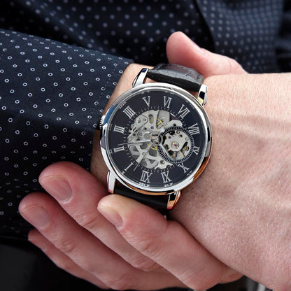 Automatic Skeleton Watch - Where Luxury Meets Innovation!