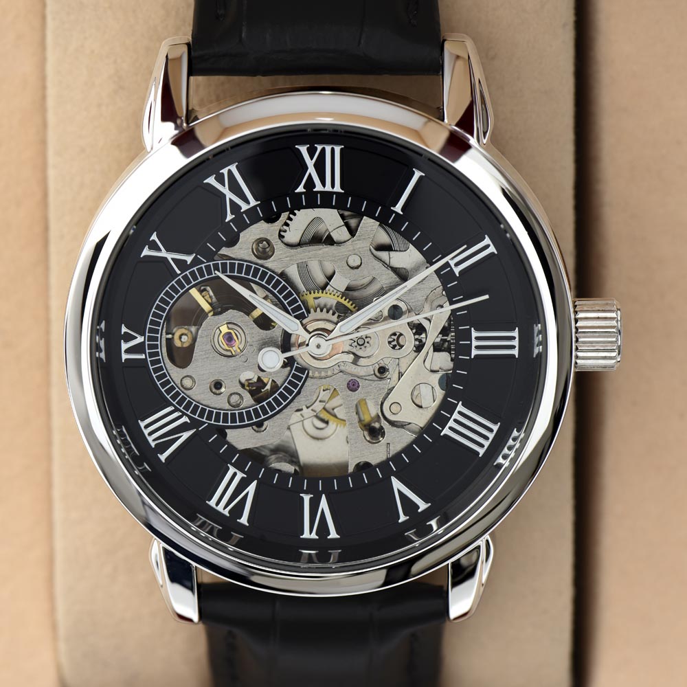 Automatic Skeleton Watch - Where Luxury Meets Innovation!