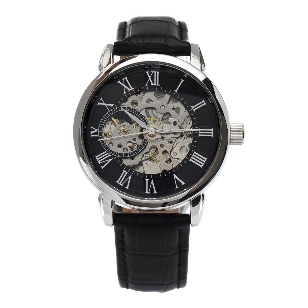 Automatic Skeleton Watch - Where Luxury Meets Innovation!