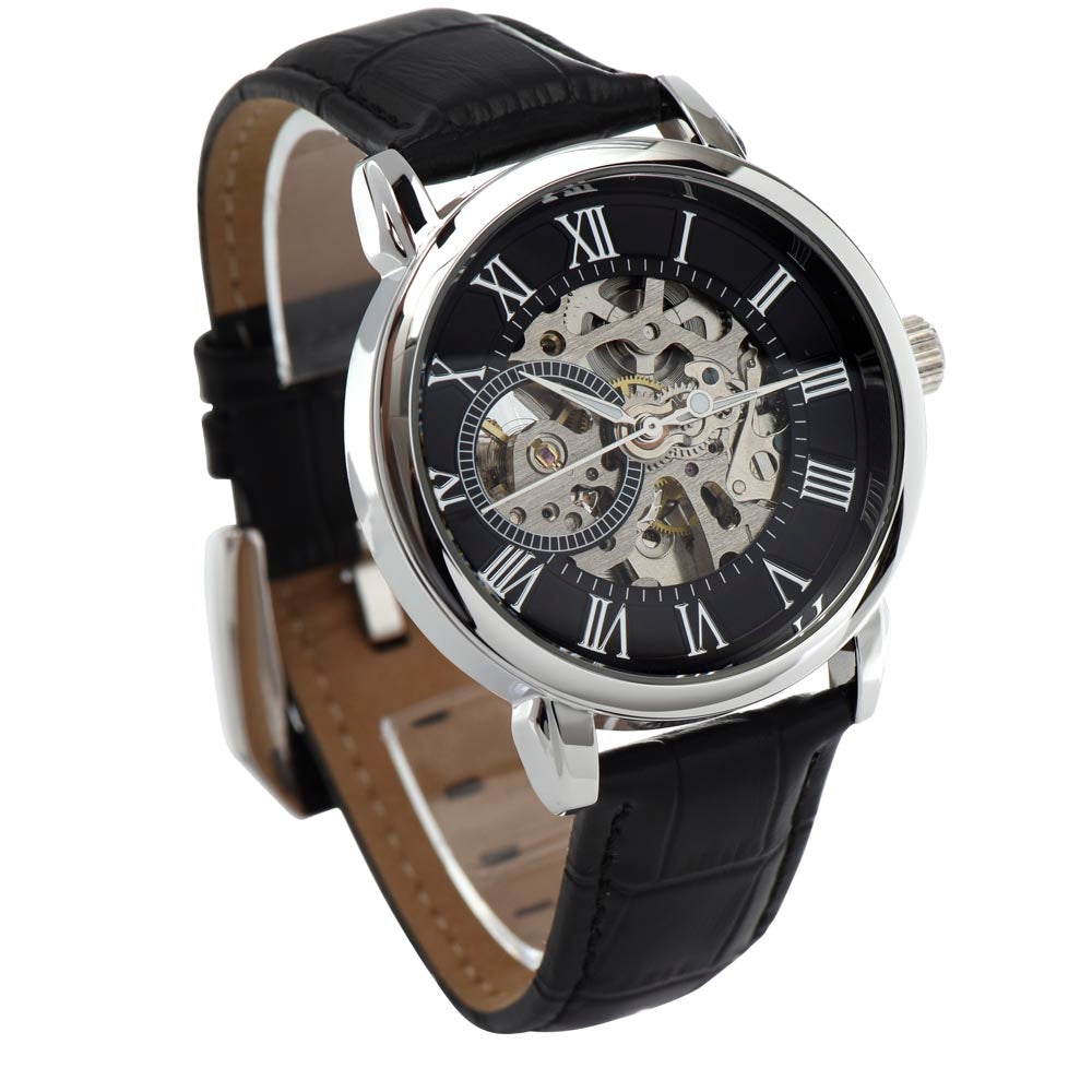 Automatic Skeleton Watch - Where Luxury Meets Innovation!