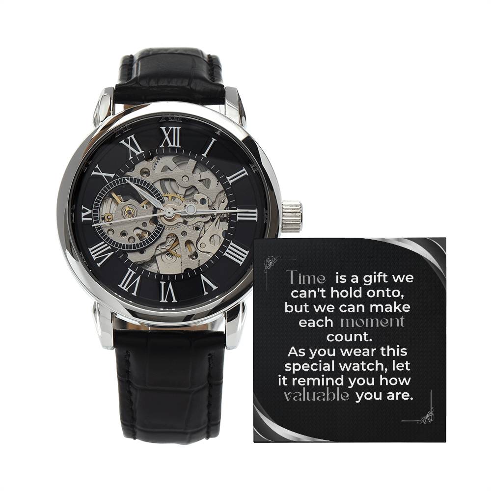 Automatic Skeleton Watch - Where Luxury Meets Innovation!