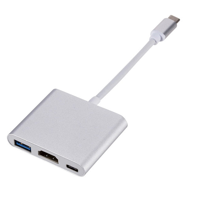 Type C To HDMI Charging Port. Connect your devices to a host computer or another hub