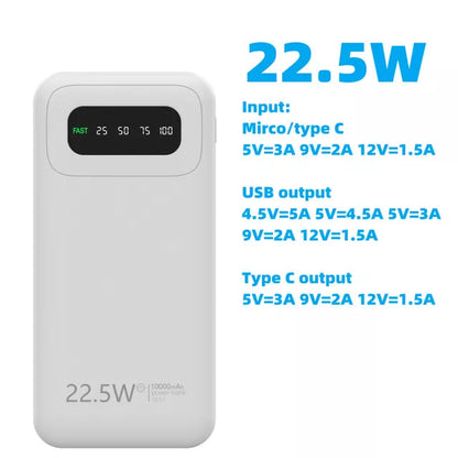 Power bank 22.5W 10000mAh Portable on the way always power - Shop 4 Me