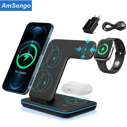 Wireless Charging Stand For Apple Watch And Iphone - Shop 4 Me