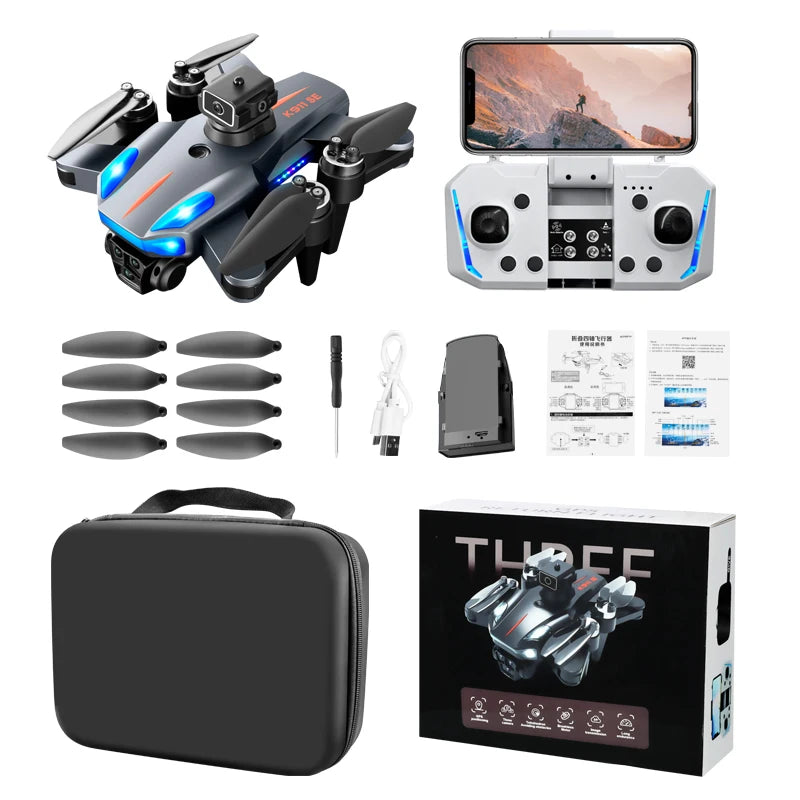 Nieuwe 2023 K911 Se Gps Drone 8K Professionele Obstakel Vermijden 4K Dualhd Camera 5G Borstelloze Motor Opvouwbare Quadcopter Geschenken Speelgoed