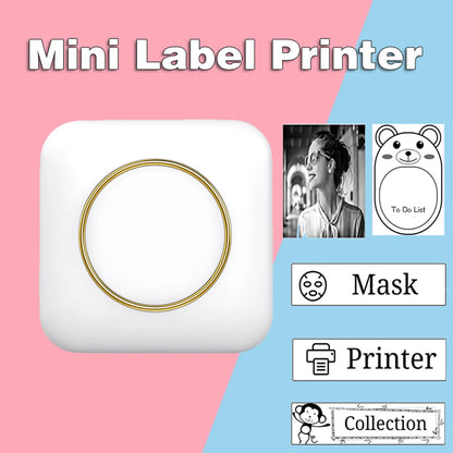 C20 HD BT Thermal Mini Portable Printer Multifunctional Stickers Labeling Machine Self-adhesive Label 2d Printers Drucker - Shop 4 Me