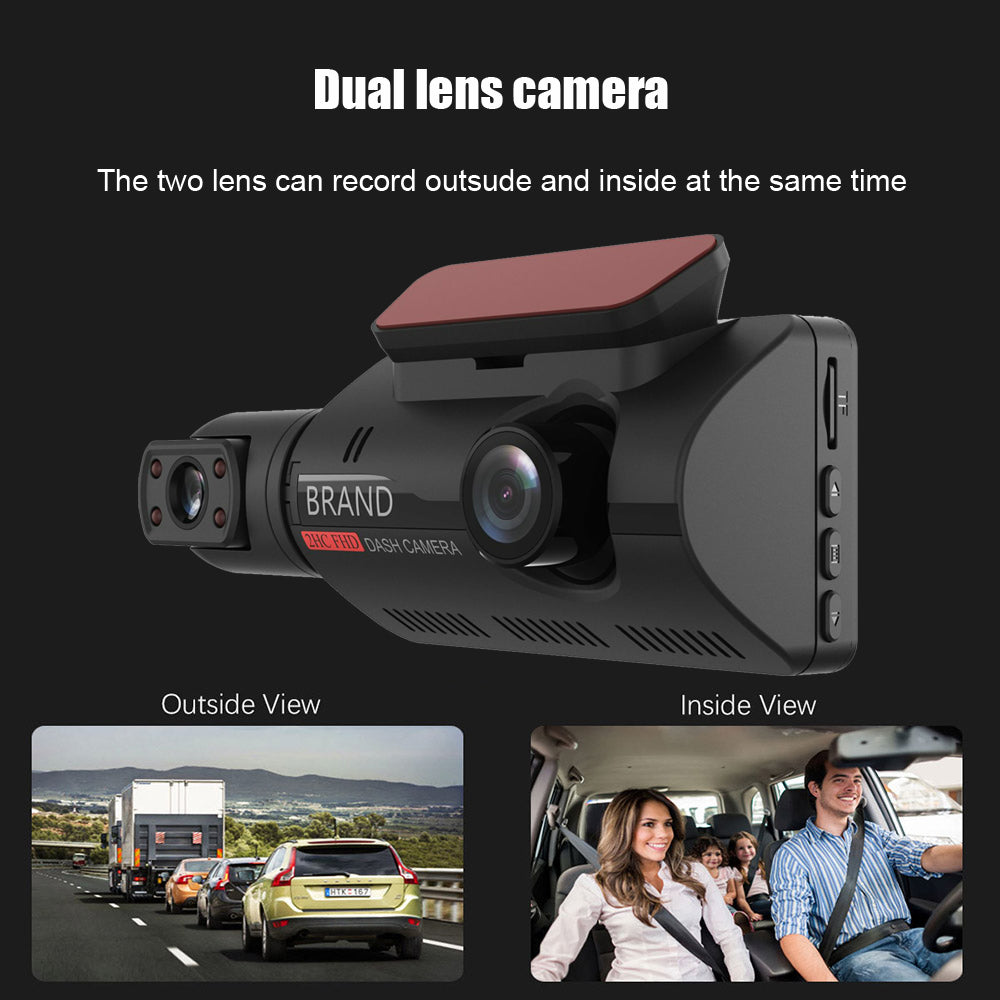 2 Lens Car Video Recorder HD1080P - Shop 4 Me