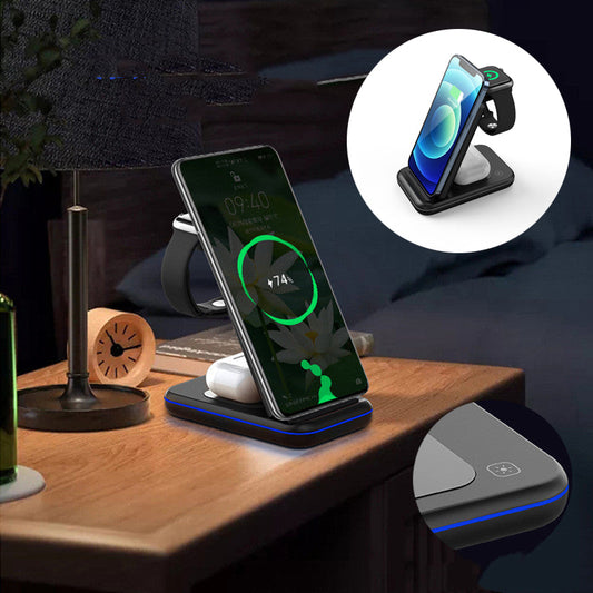 Three-in-One Wireless Charger - Shop 4 Me